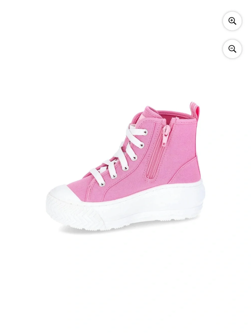 Justice Pink High-Top Platform Sneakers for Kids